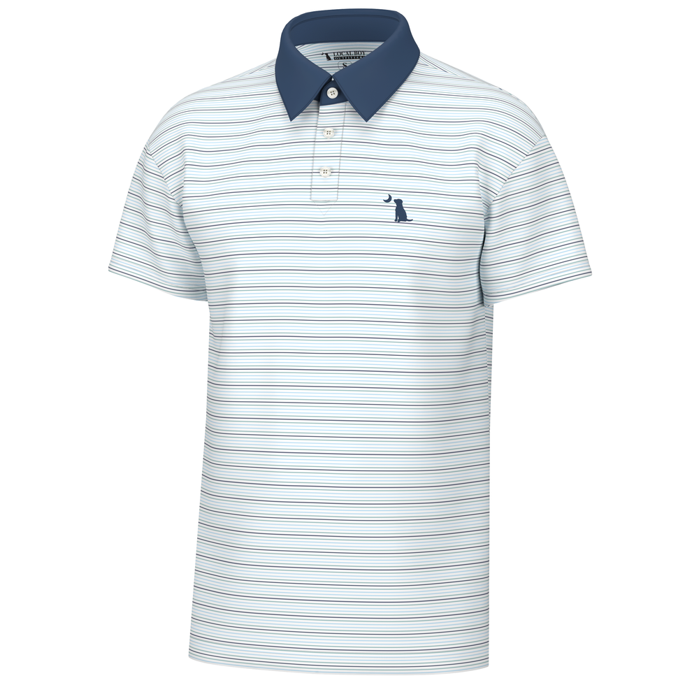 Sullivans Polo - Light Blue/Navy/Green