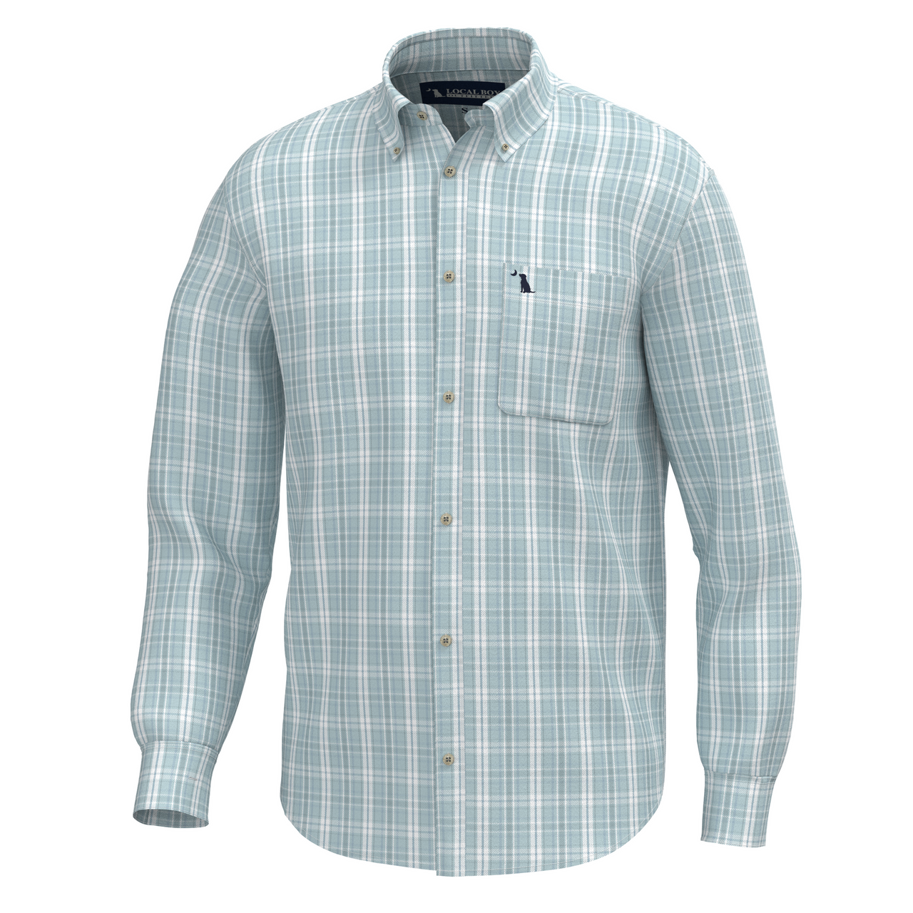 Sherry Dress Shirt - Mist/Teal/Light Blue