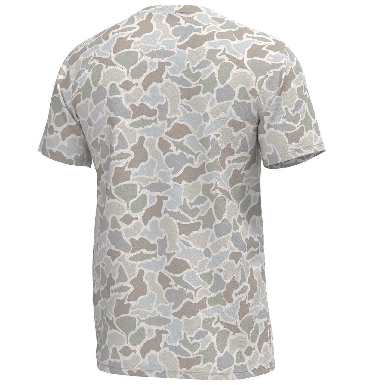 Youth Heather Blend SS Tee - Saltwater Camo