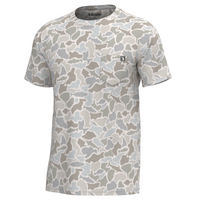 Thumbnail for Youth Heather Blend SS Tee - Saltwater Camo