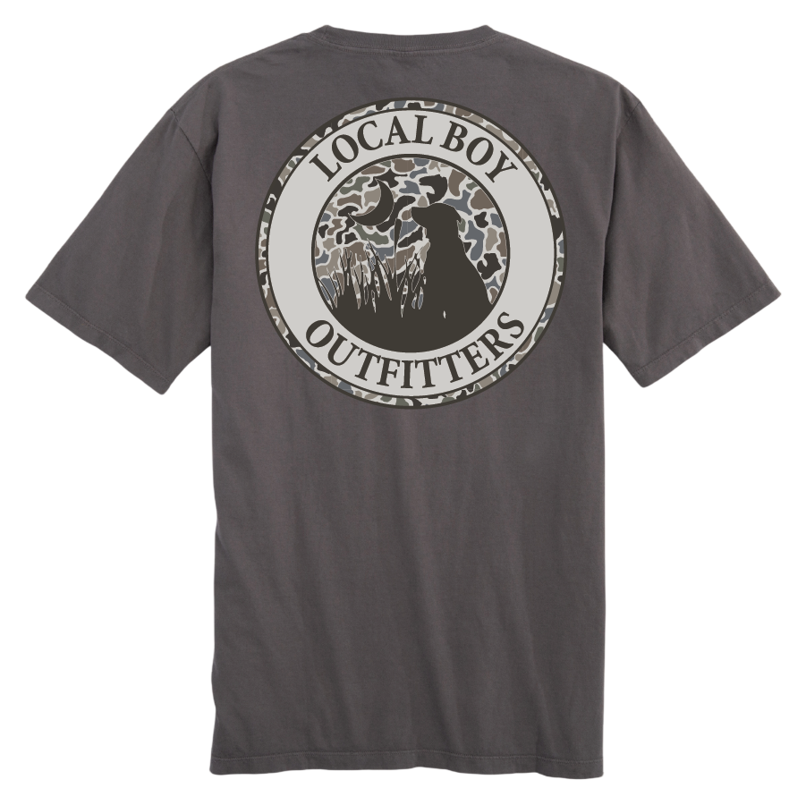 Youth - Original Localflage Circle T-Shirt - Gray
