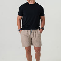 Thumbnail for Athletic Short - Heather Khaki - Venado Camo Liner