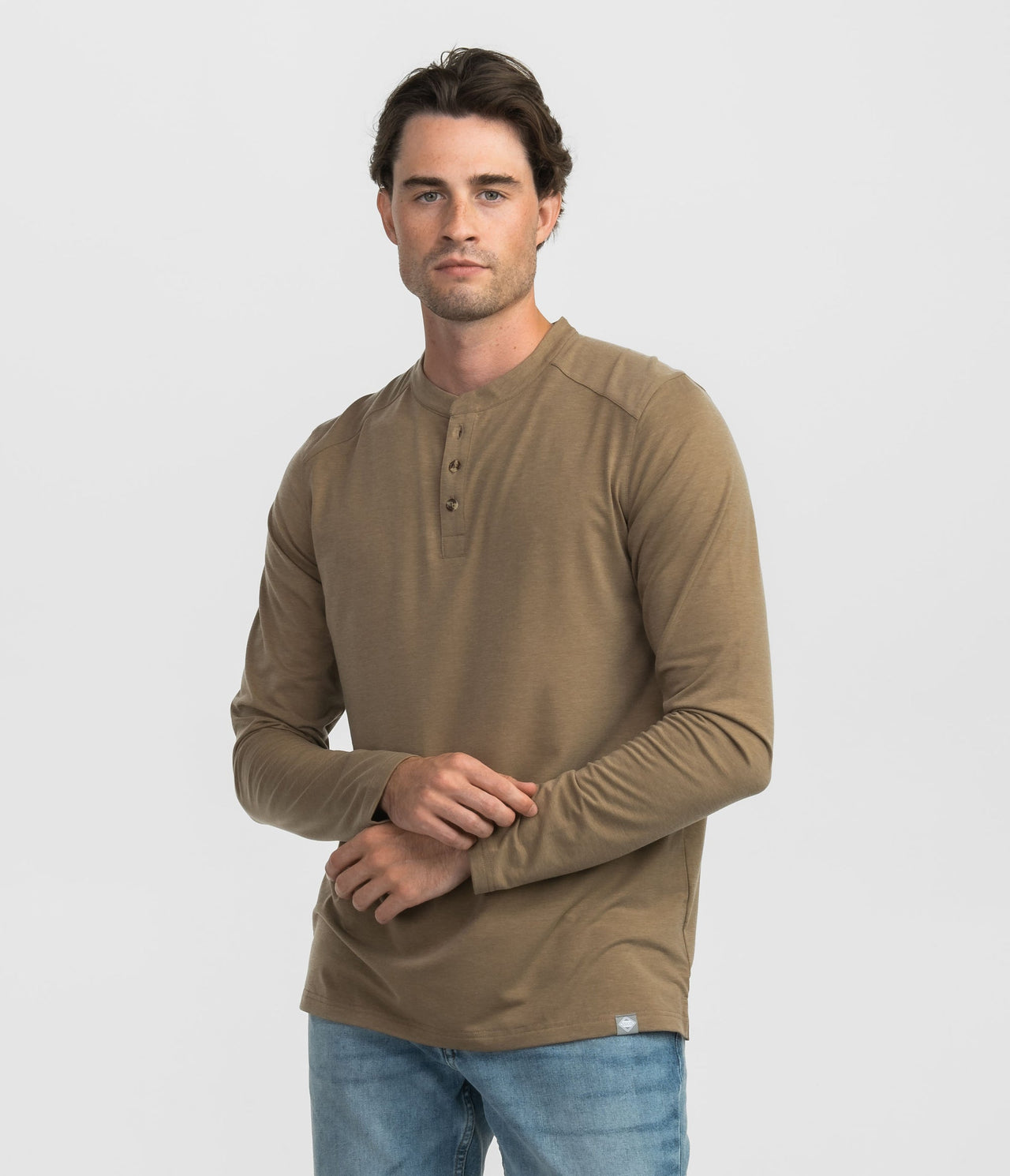 Max Comfort LS Henley - Caribou