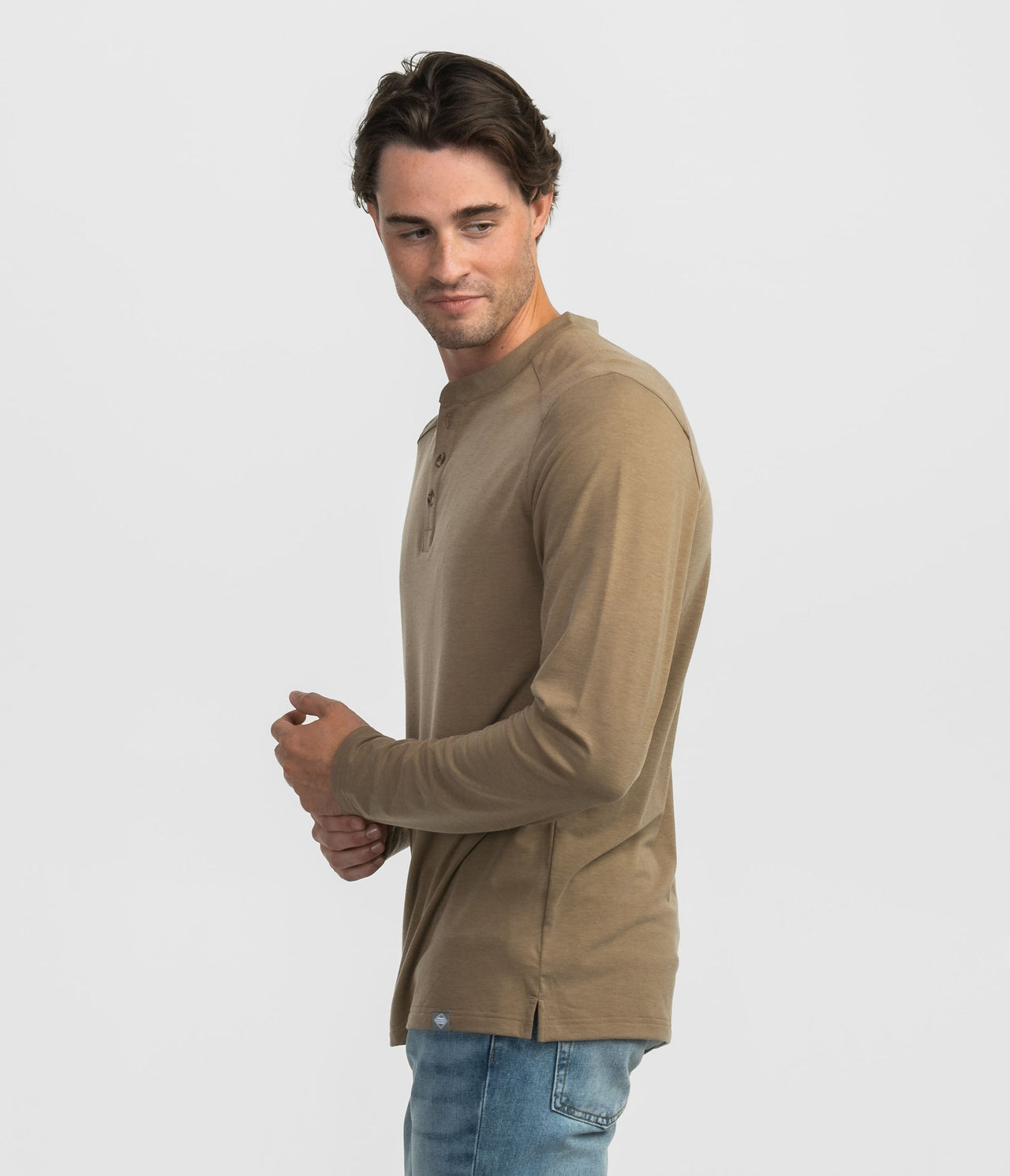 Max Comfort LS Henley - Caribou