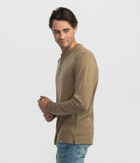 Thumbnail for Max Comfort LS Henley - Caribou