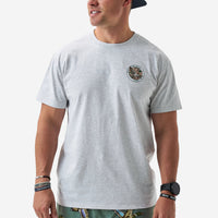 Thumbnail for Camo Mallard Duck SS Tee - Heather Ash Grey