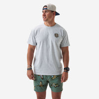 Thumbnail for Camo Mallard Duck SS Tee - Heather Ash Grey