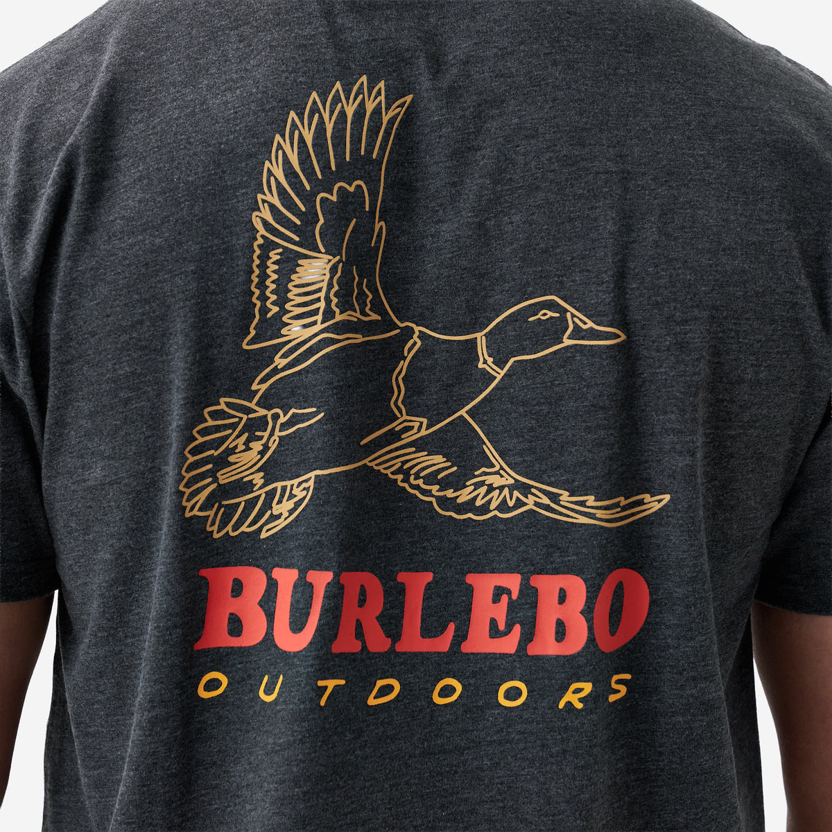 Duck Wild SS Tee - Heather Black