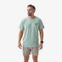 Thumbnail for Field Companion SS Tee - Heather Sage