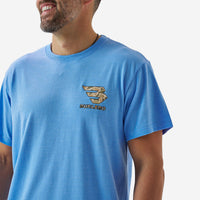 Thumbnail for Mallard Camo Dog SS Tee - Heather Periwinkle
