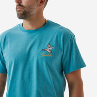 Thumbnail for Pintail Triangle Duck SS Tee - Heather Cyan