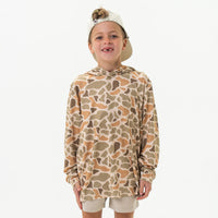 Thumbnail for Youth Performance Hoodie - Venado Camo