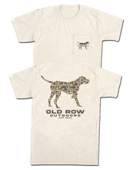 Thumbnail for Old Row Outdoors Camo Pointer Tee - Ivory