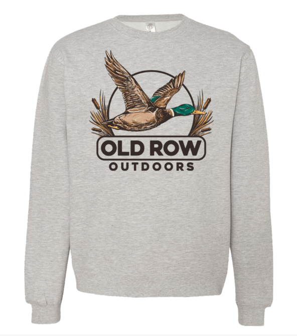 Old Row The Mallard Crewneck - Grey