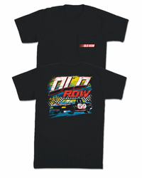 Thumbnail for Old Row Racing Pocket SS Tee - Black