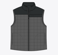 Thumbnail for Falcon Hill Quilted Vest - Dark Gray