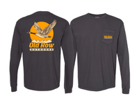Thumbnail for Outdoors Goose LS Pocket Tee - Graphite