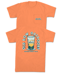 Thumbnail for Old Row Outdoors Pint Fishing SS Tee - Melon