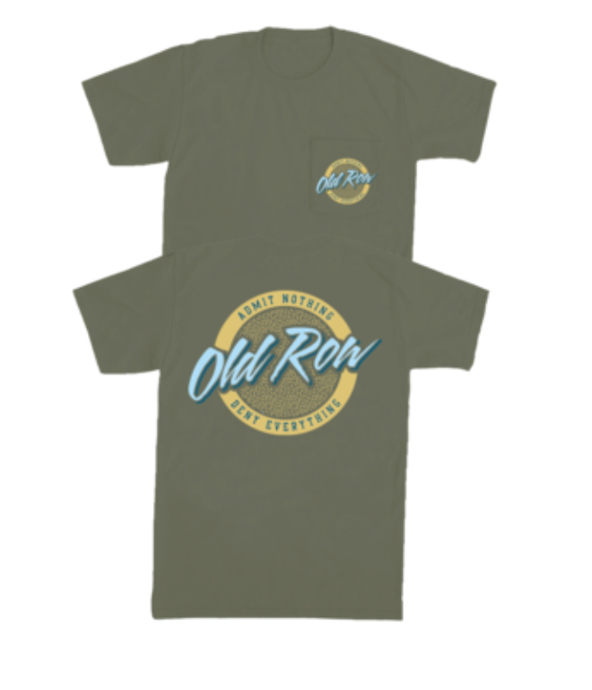 Old Row Circle Logo SS Tee - Sage