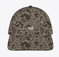 Thumbnail for Southern Marsh Midland Vintage Camo Cap - Stone Brown