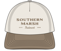 Thumbnail for Southern Marsh Trademark Cap - Burnt Taupe/White