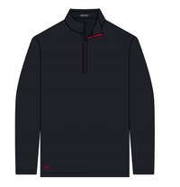 Thumbnail for Canton Performance Quarterzip - Black w. Red