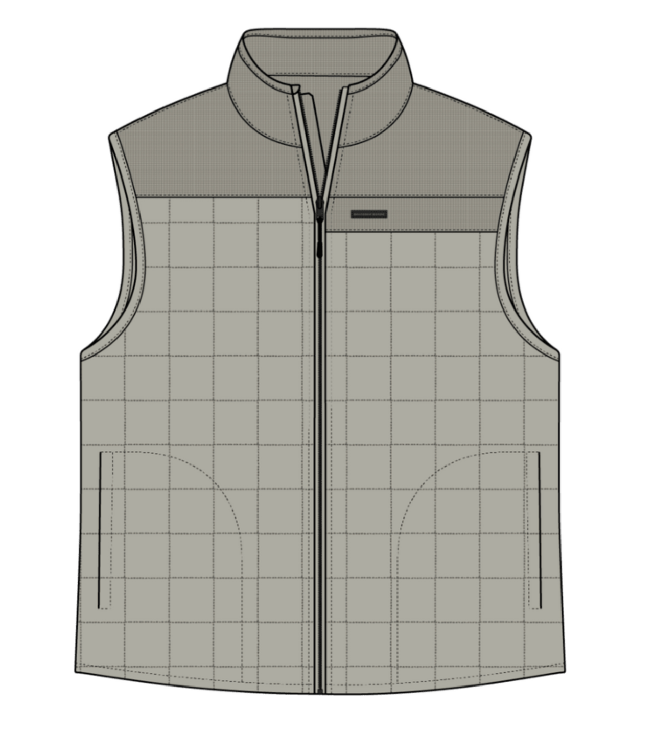 Southern Marsh Falcon Hill Quilted Vest - Audubon Tan