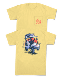 Thumbnail for Old Row I'm Good to Drive Pocket SS Tee - Yellow