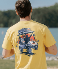 Thumbnail for Old Row I'm Good to Drive Pocket SS Tee - Yellow