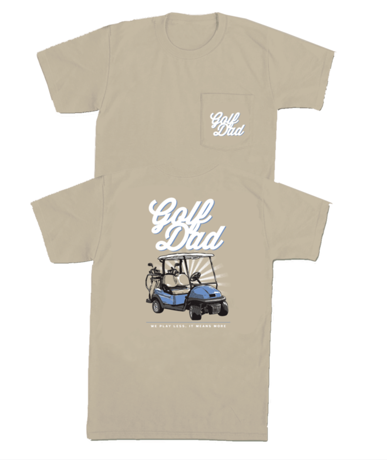Golf Dad Golf Cart Pocket Tee