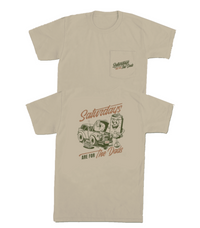 Thumbnail for Saturdays Are For The Dads Cars Pocket Tee - Tan