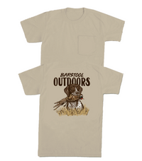 Thumbnail for Barstool Outdoors Hunting GSP Pocket Tee - Sandstone