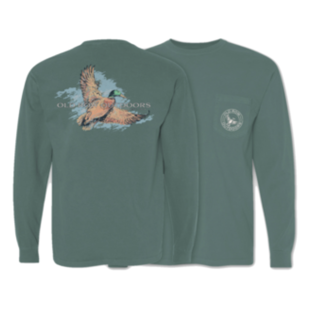 Outdoor Mallard LS Tee - Sage