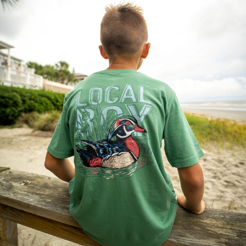 Youth - Wood Duck SS T-Shirt - Green