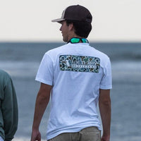 Thumbnail for Localflage Camo Bluff Plate SS T-Shirt - White