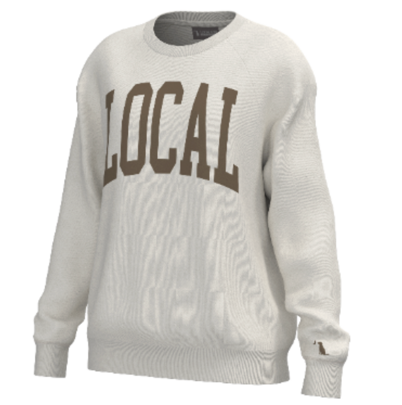 Local Girl Crescent Crew - Ivory