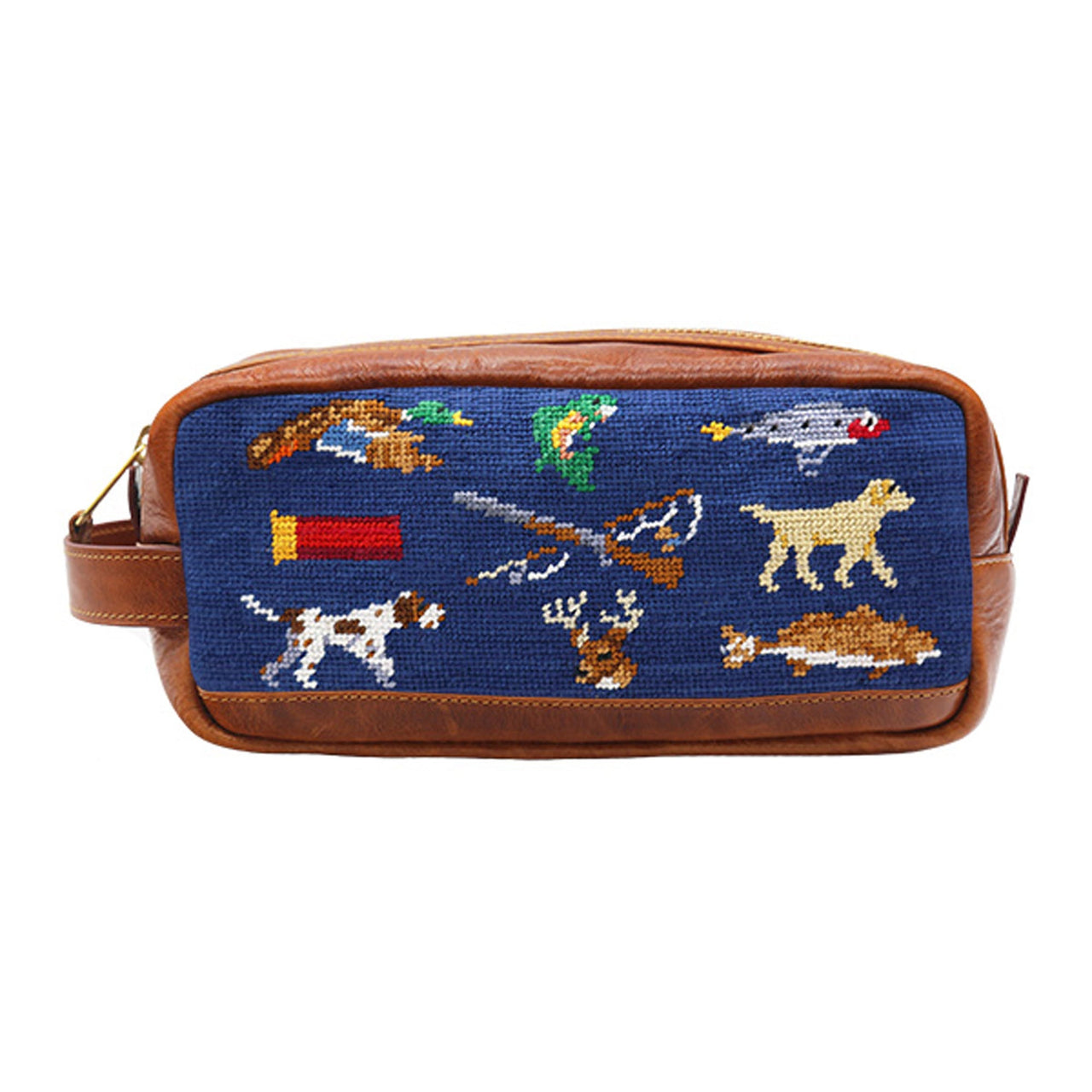 Southern Sportsman Pattern Toiletry Bag - Navy