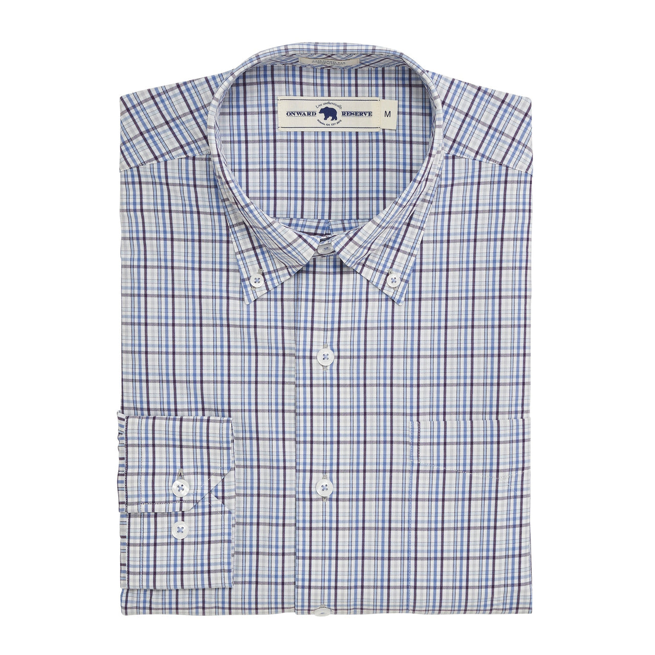 Recoil Tailored Fit Performance Shirt - Plum