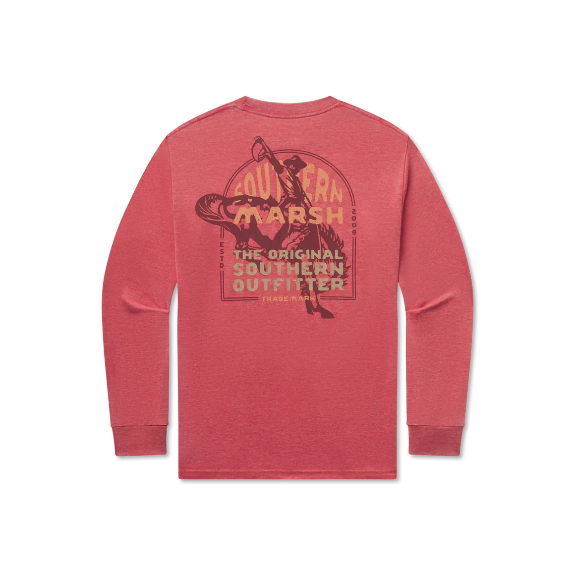 Youth Seawash™ Tee - Rodeo Rider LS Tee - Rust