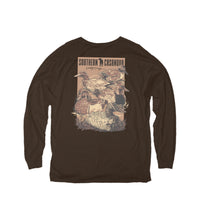 Thumbnail for Vintage Decoys LS Tee - Dark Brown