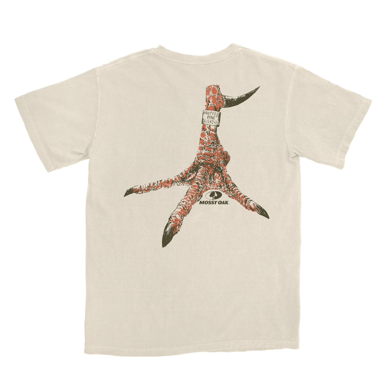 Knotted Pine Turkey Foot SS Tee - Ivory