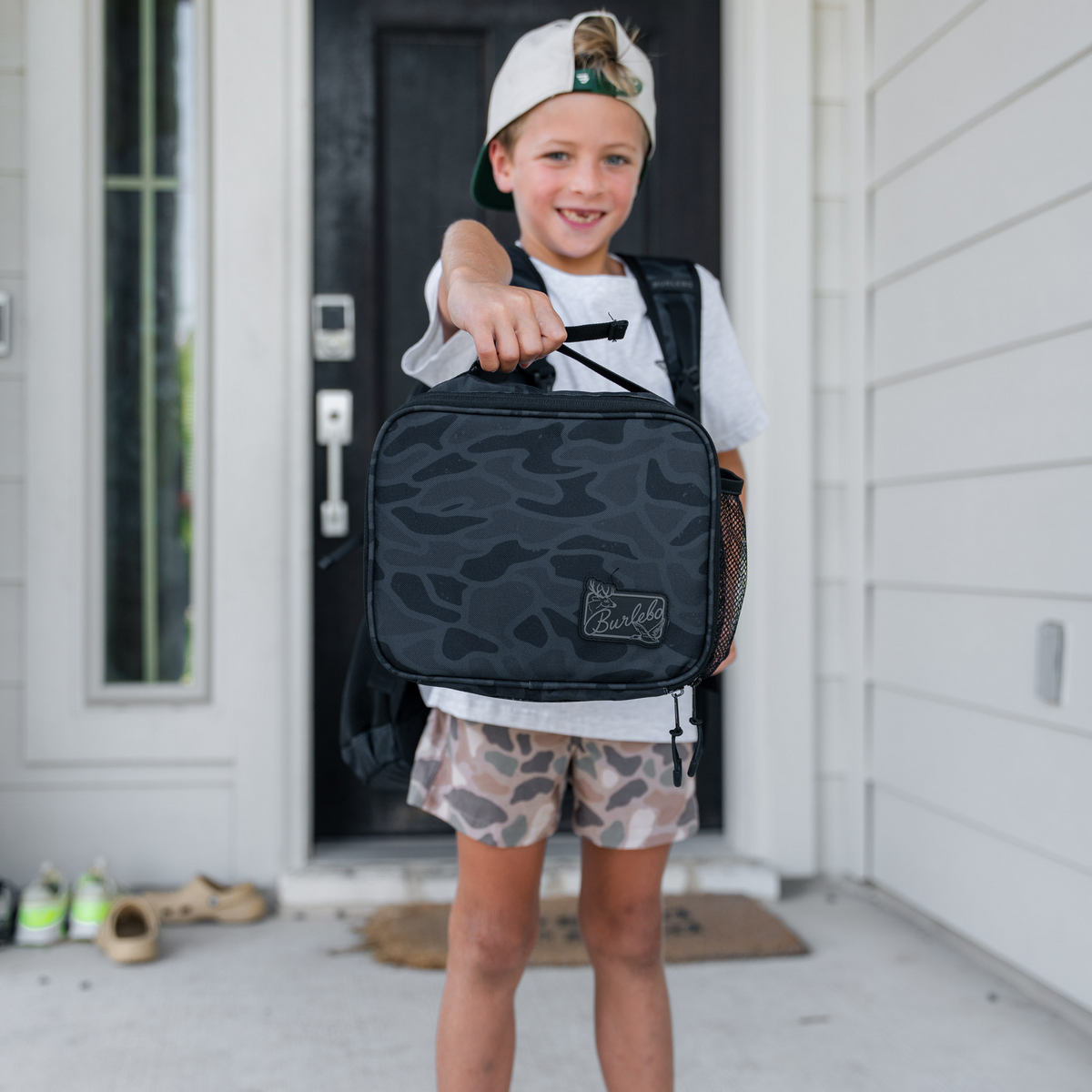 Black Camo Lunch Box