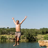 Thumbnail for Youth Swim Trunk - Jumbo Pintail Camo