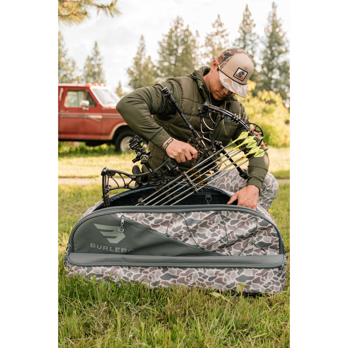 Burlebo Bow Case - Classic Deer Camo