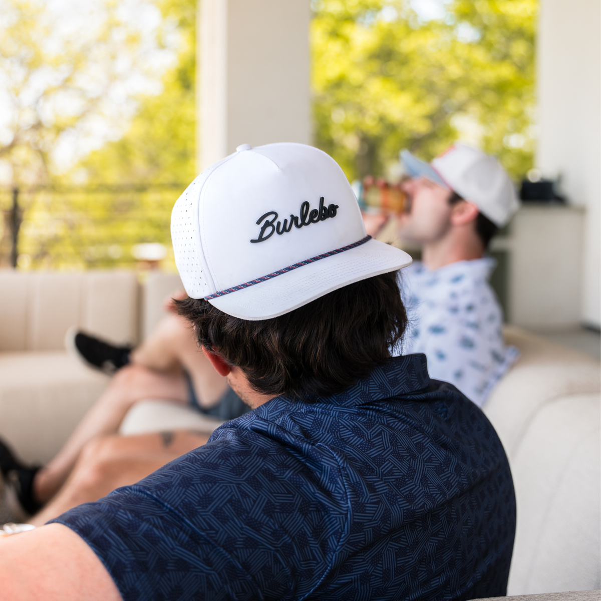 Performance Rope Cap - Burlebo Tour - White