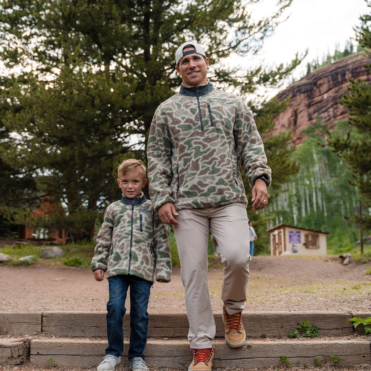 Sherpa - Quarter Zip - Rocky Mountain Camo