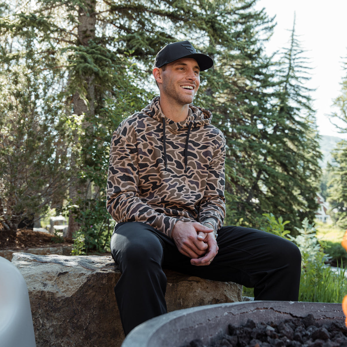 Burlebo Fleece Hoodie - Gauge Camo