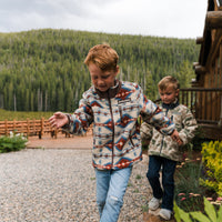 Thumbnail for Youth - Full Zip Jacket - Arizona Aztec Mountain Fleece Sherpa