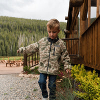 Thumbnail for Youth Sherpa - Full Zip Jacket - Alpine Camo