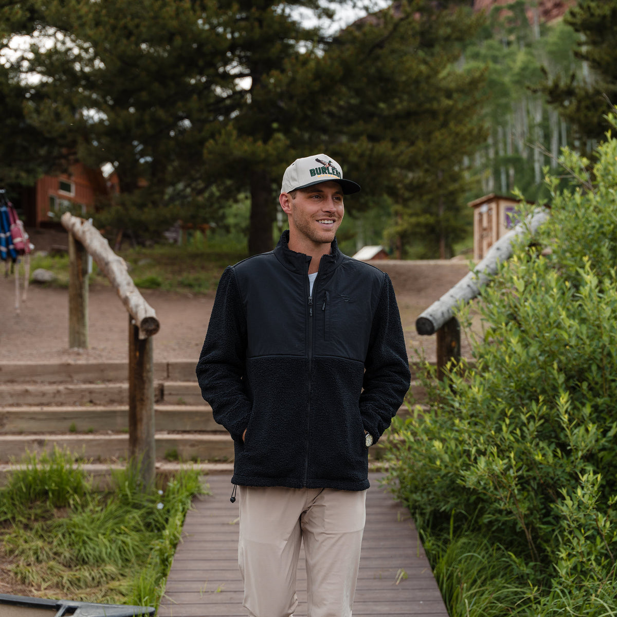 Sherpa - Full Zip Jacket - Black